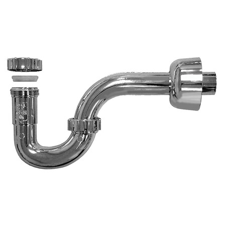 1-1/2 In. Chrome Plated ABS P-Trap